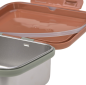 Preview: Lässig Brotdose - Lunchbox Edelstahl Happy Prints Karamell